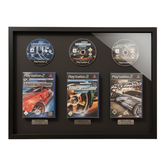 NFS Classics im Bilderrahmen | Deko für Gamer | Kein Lizenzprodukt
