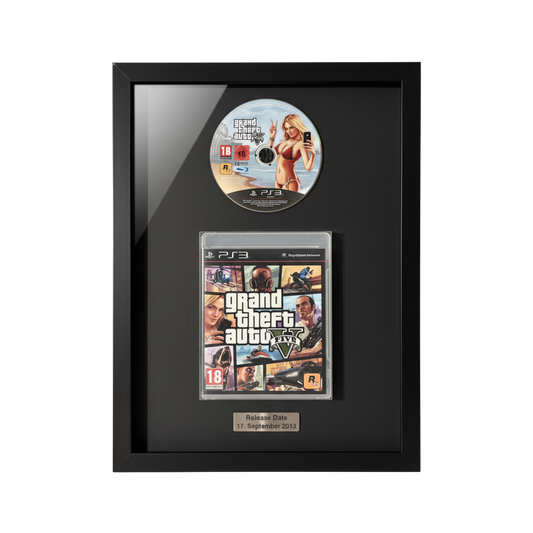 GTA V | GTA 5 (PS3) im Bilderrahmen | Deko für Gamer | Kein Lizenzprodukt